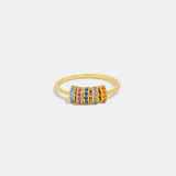 Inlaid Zircon 925 Sterling Silver Ring 