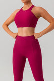 Round Neck Racerback Active Tank 