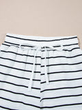 Casual Striped Tank and Wide Leg Pants 2pcs Set Two Piece Dresses