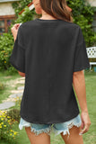Lovelet Round Neck Half Sleeve T-Shirt 