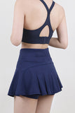 High Waist Pleated Active Skirt 