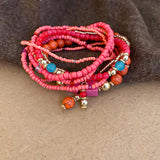 Resin Rice Bead Bracelet 