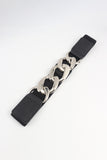 Chain Detail Elastic Belt 