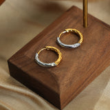 18K Gold-Plated Huggie Earrings 