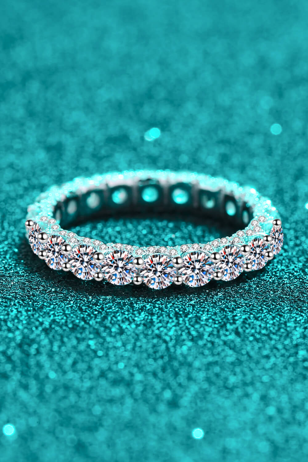 Charmed Moissanite Ring 