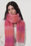 Fringe Gradient Thermal Scarf 