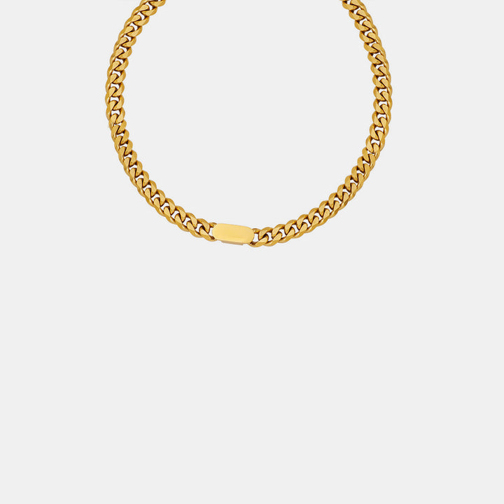 18K Gold-Plated Chain Necklace 