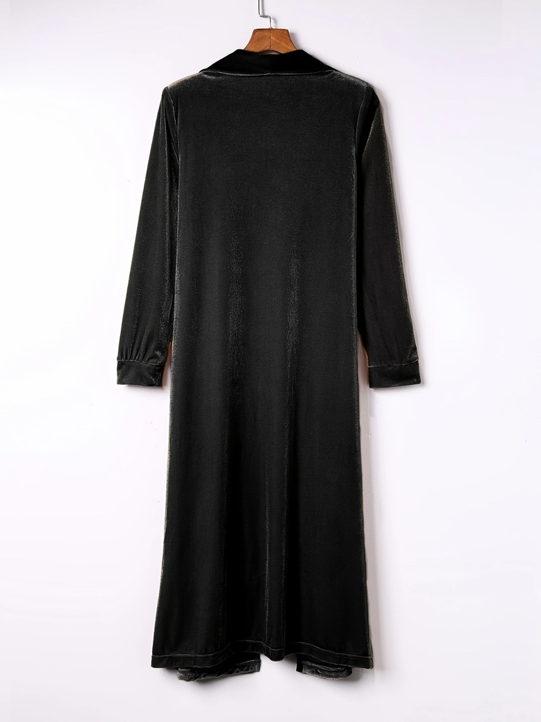 Open Front Long Sleeve Coat 
