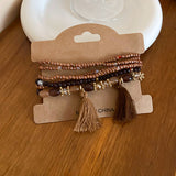 Tassel Rice Bead Bracelet 