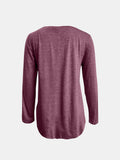 Full Size Reindeer Round Neck Long Sleeve T-Shirt 