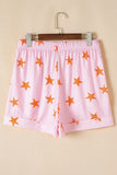 Star Print Short Sleeve Shirt and Shorts Set Lingerie & Nightwear