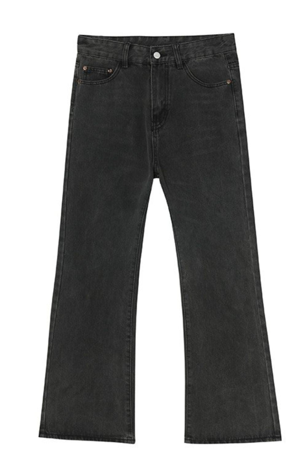 Mid Rise Jeans with Pockets 