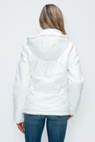 How Dare U Pocketed Zip Up Puffer Jacket with Removable Hood 
