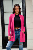Basic Bae Full Size Open Front Long Sleeve Cardigan with Pockets 