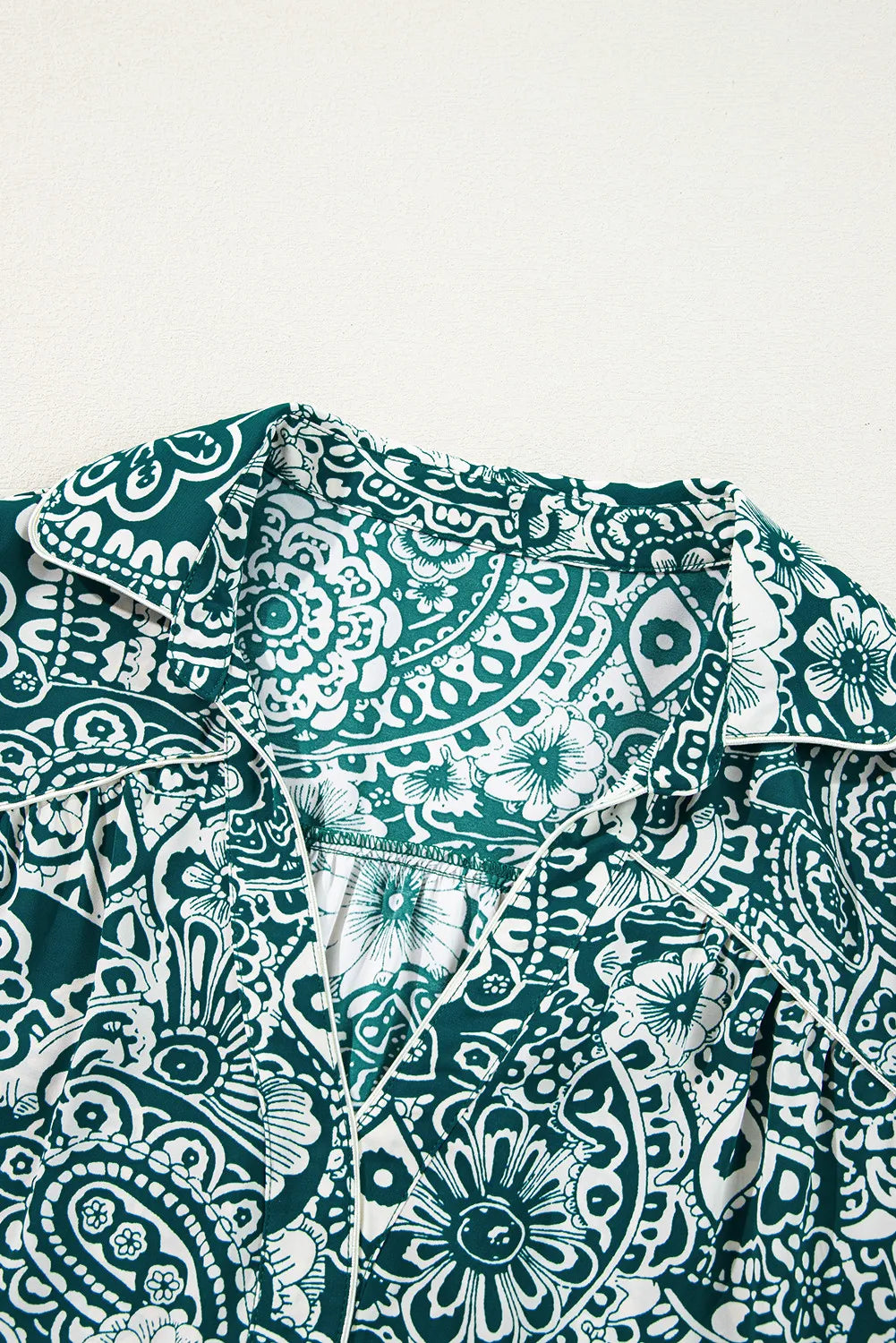 Plus Size Ruffled Printed Flounce Sleeve Dress 