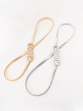 Knot Buckle Metal Belt 