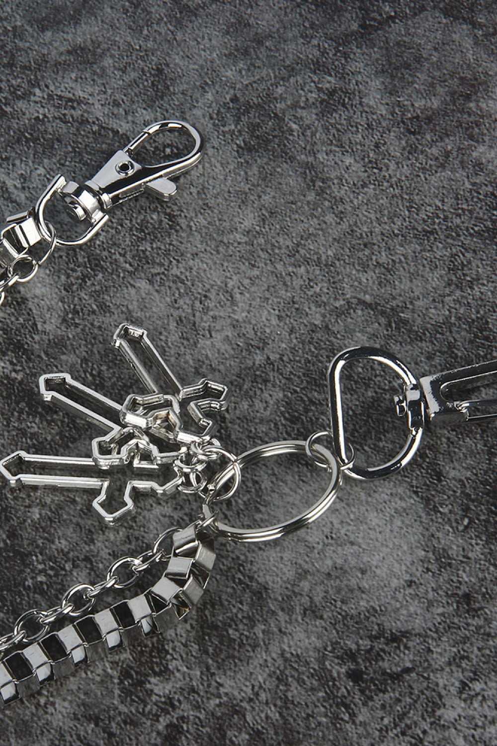 Double-Layered Cross Waist Chain 
