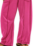 Drawstring Wide Leg Pants 