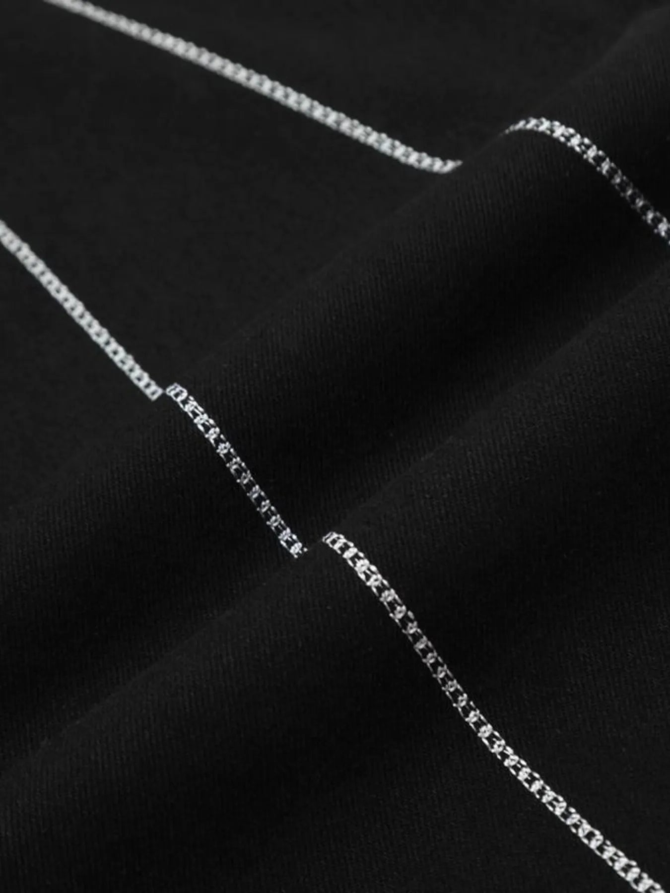 Men's Spider Web Embroidered Flared Jeans 