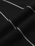 Men's Spider Web Embroidered Flared Jeans 