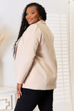 Devine Shawl Collar Long Sleeve Blazer 