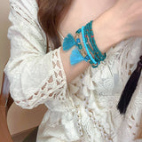Tassel Rice Bead Bracelet 
