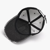 Distressed Adjustable Cotton Baseball Cap 