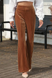 High Waist Corduroy Flare Pants 