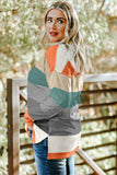 Plus Size Striped Slit Long Sleeve T-Shirt 