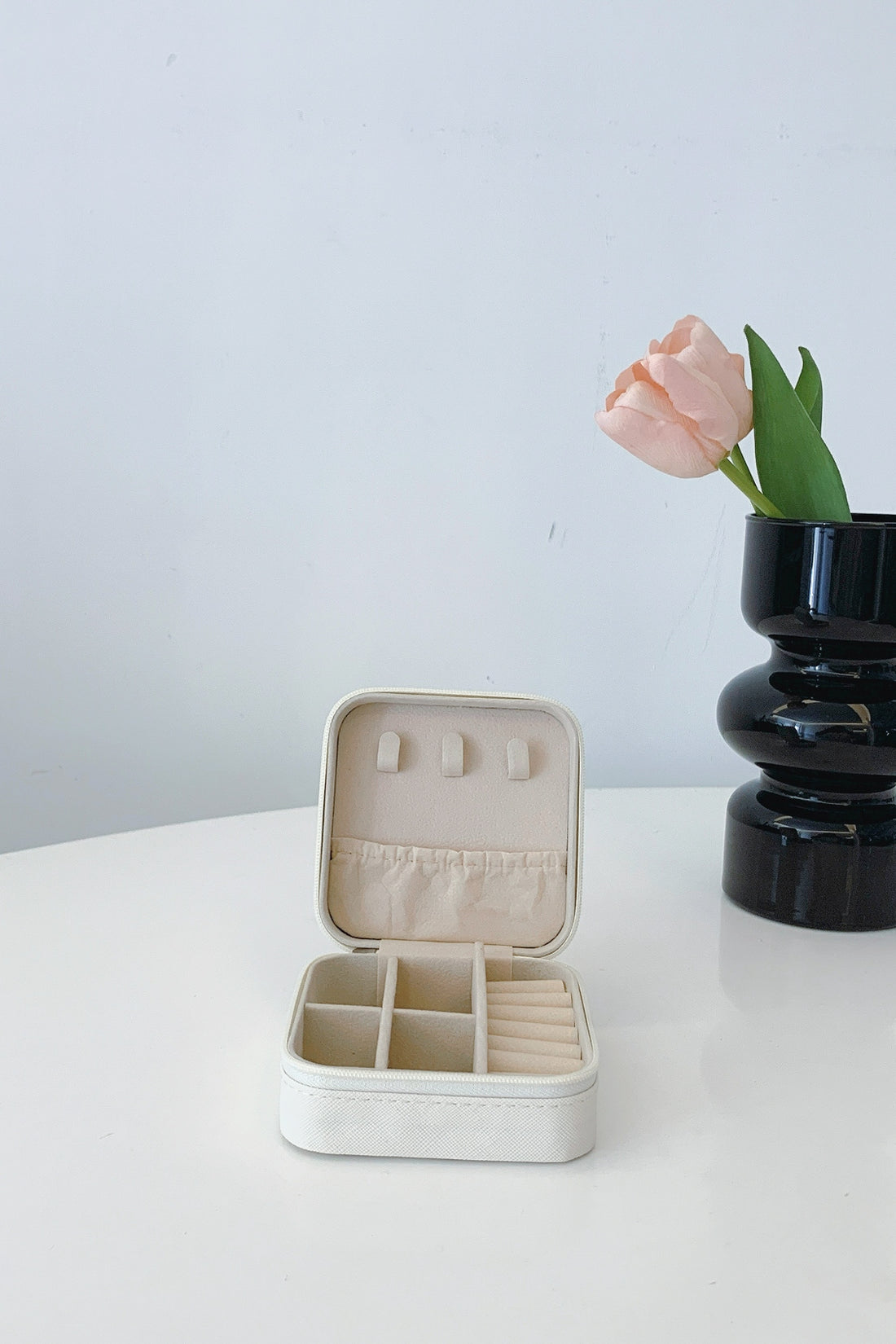 PU Leather Square Jewelry Box 