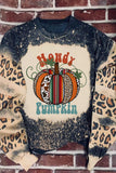 Pumpkin Graphic Long Sleeve Sweatshirt 