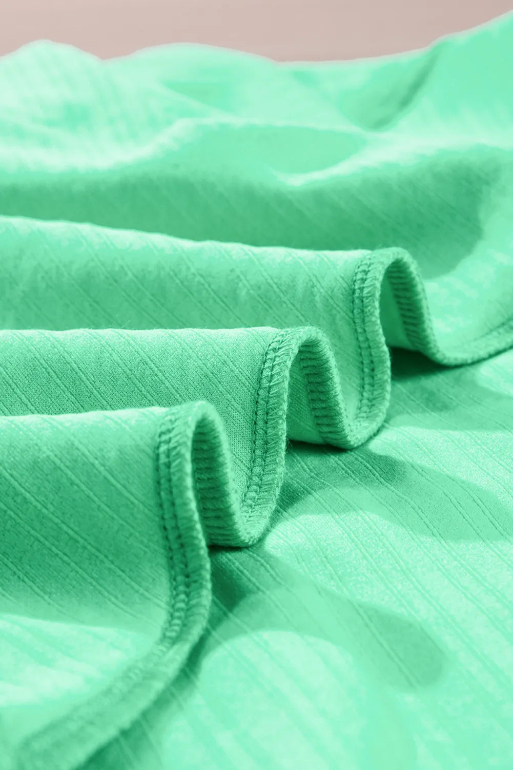 Plus Size Round Neck Half Sleeve Top and Tied Pants Set 