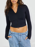 Zip Up Long Sleeve Active Outerwear 