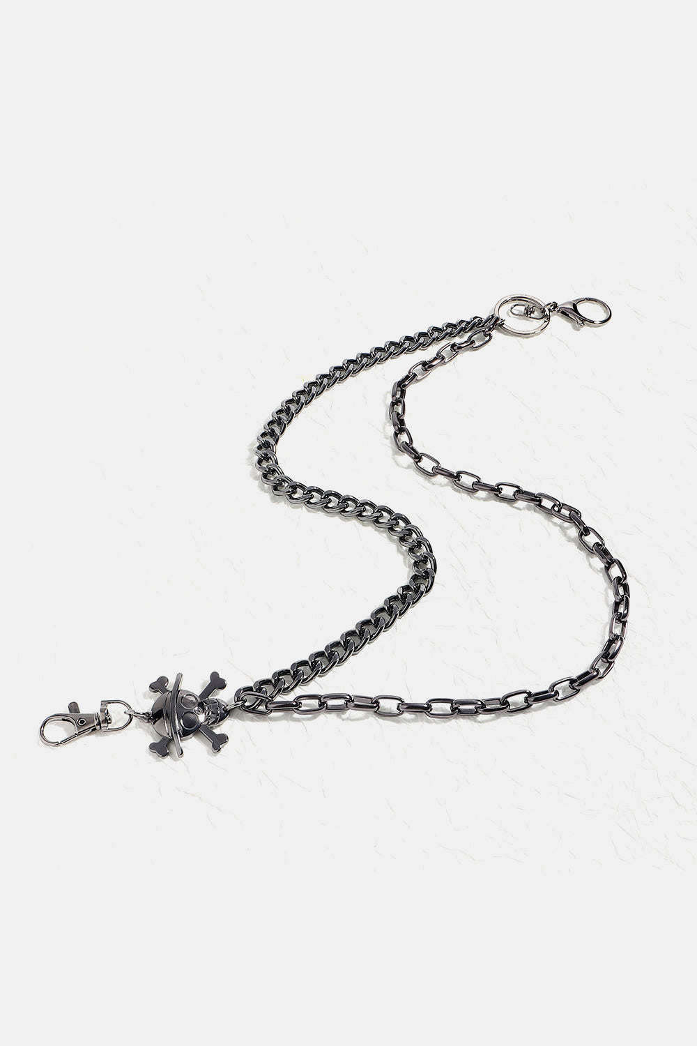 Treasure Point Shape Double Layer Alloy Belt 