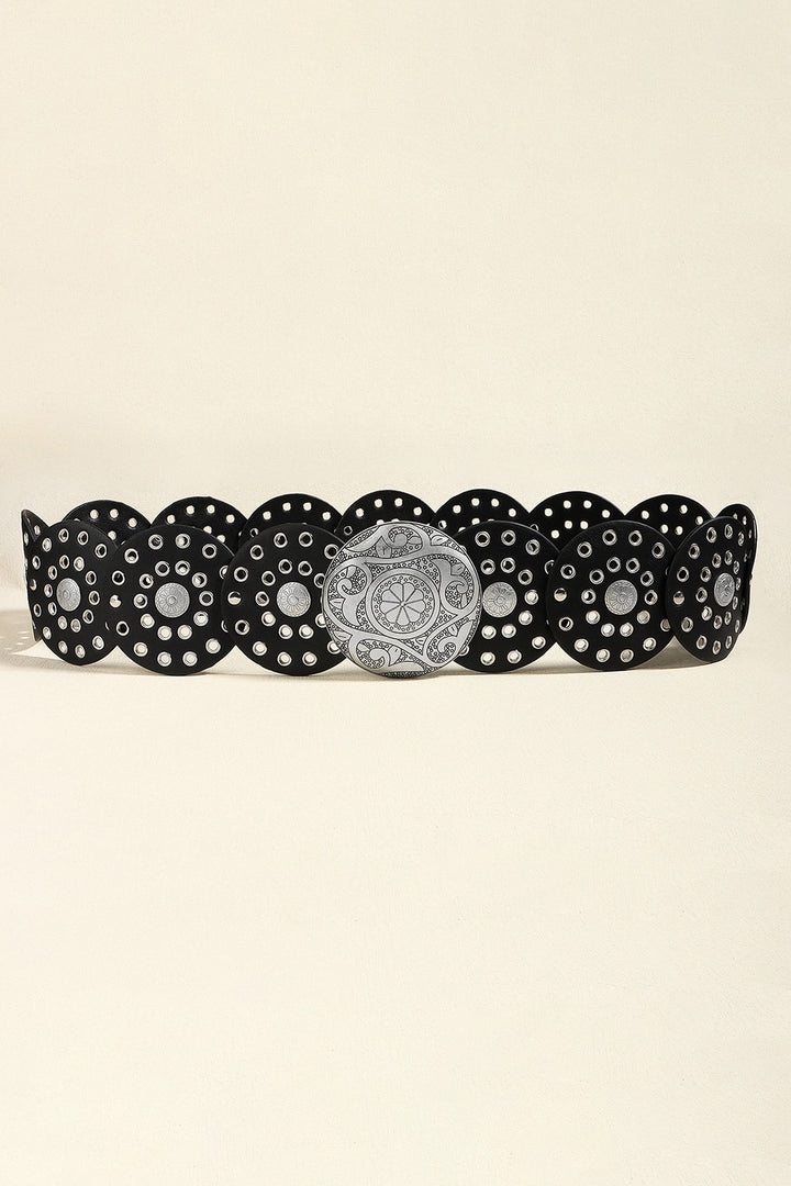 Vintage PU Leather Wide Belt 