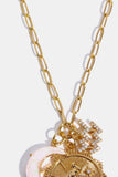 Constellation and Moon Pendant Copper Necklace 