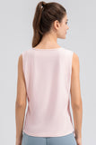 Notched Wide Strap Active Tank 