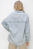 RISEN Button Up Long Sleeve Shacket 