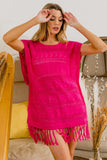 BiBi Fringed Hem Knit Top 