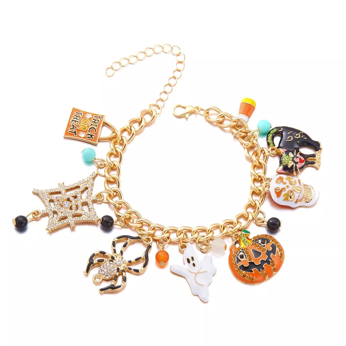 18K Gold-Plated Halloween Theme Bracelet 