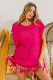 BiBi Fringed Hem Knit Top 
