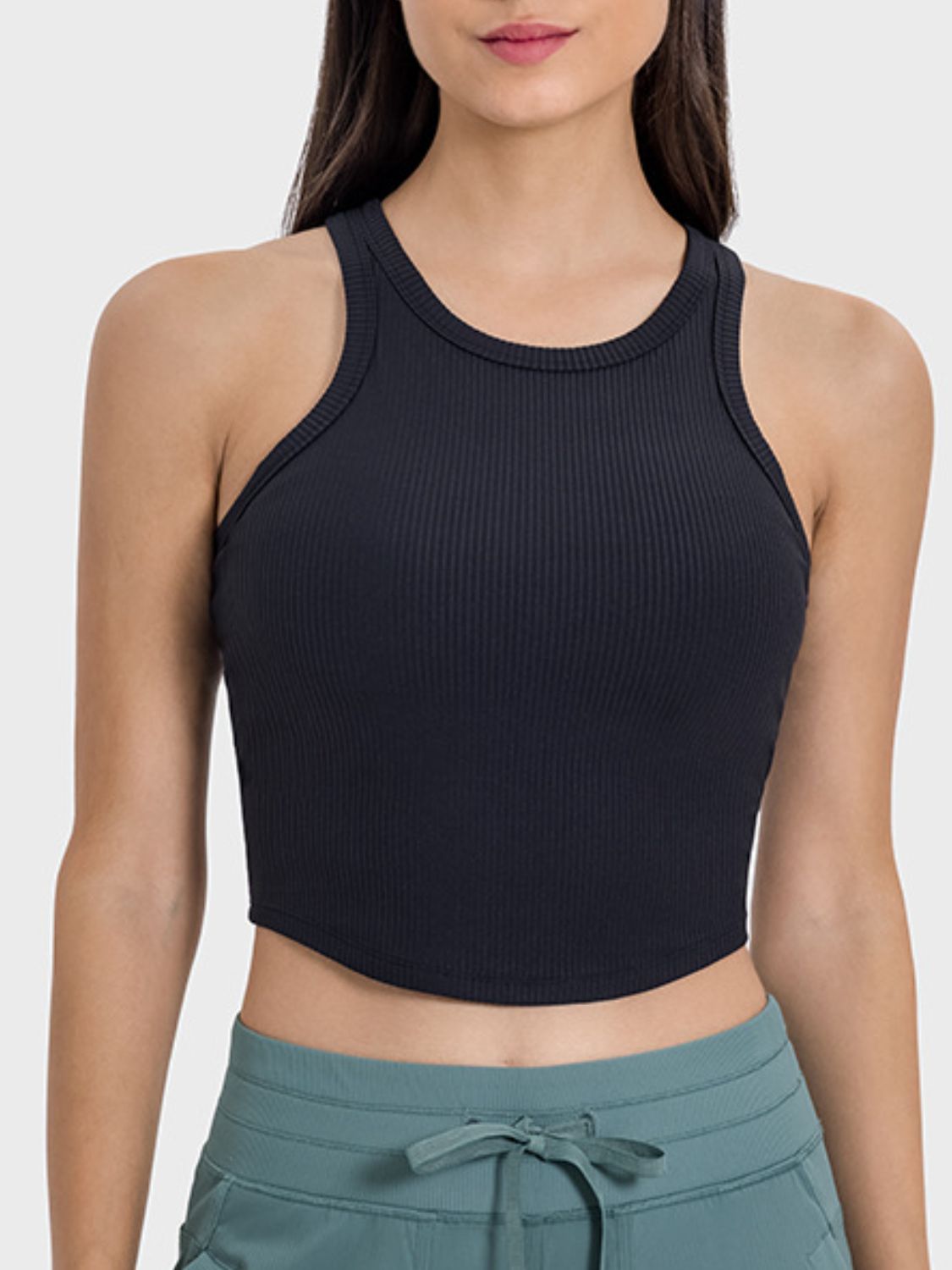Millennia Round Neck Racerback Active Tank 