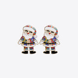 Rhinestone Alloy Earrings 