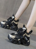 Chunky Platform Lace Up Sneakers 