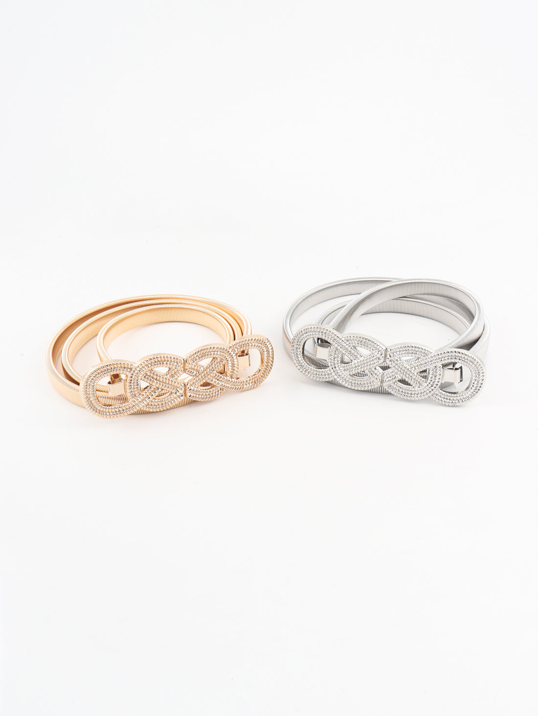 Knot Buckle Metal Belt 