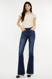 Kancan Full Size Mid Rise Slim Flare Jeans 