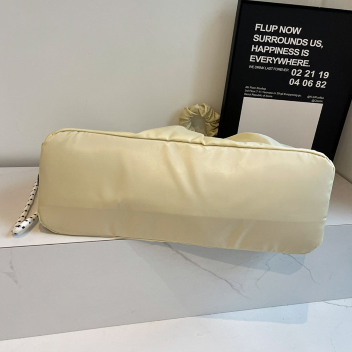 Ruched Large Tote Bag 