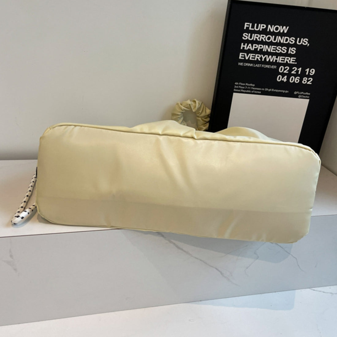 Ruched Large Tote Bag 