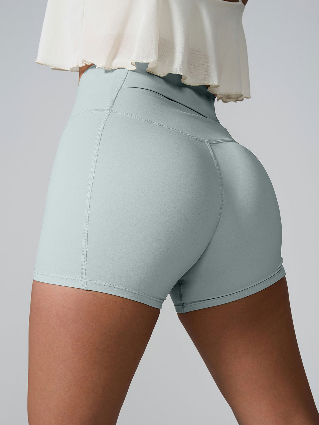 High Waist Active Shorts 
