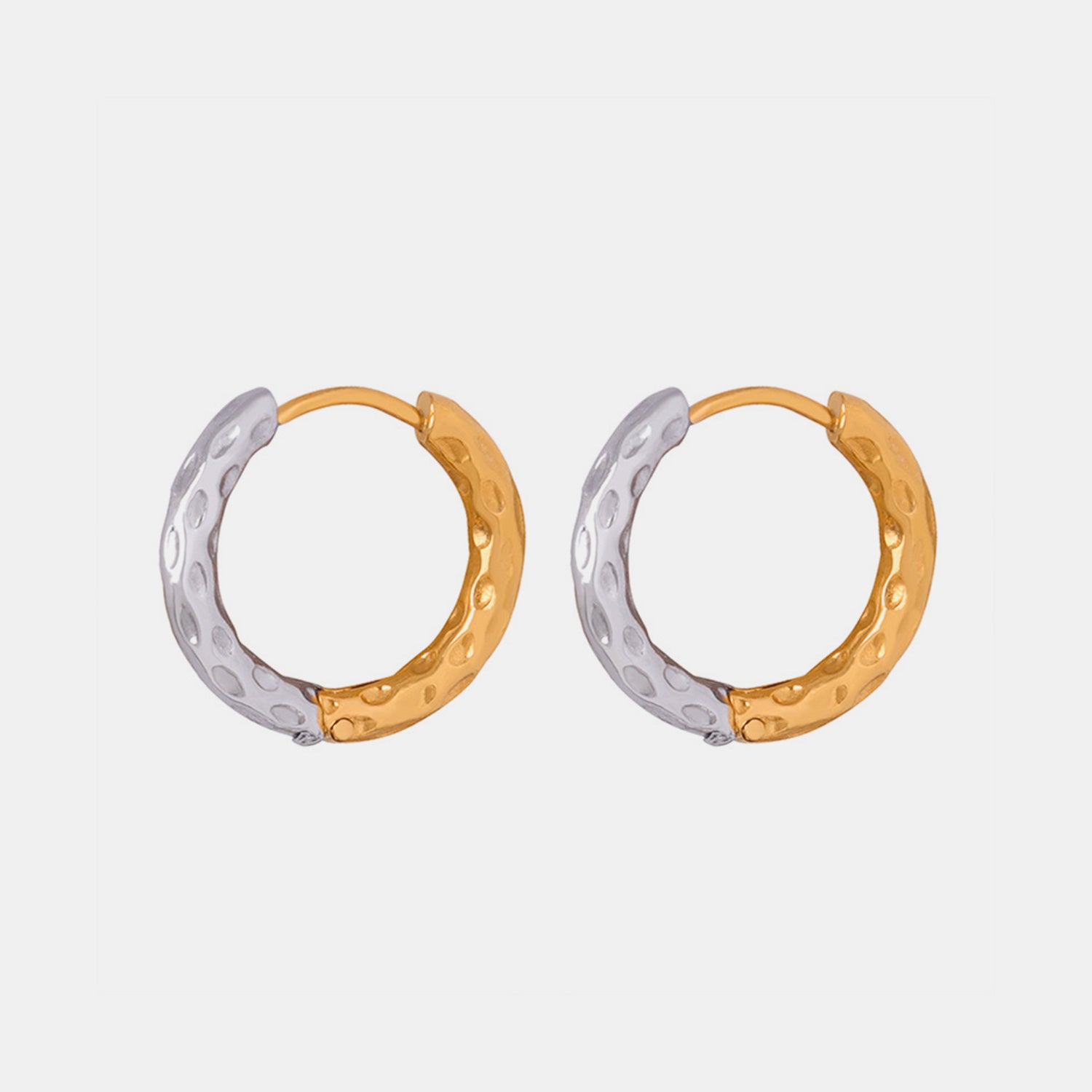 18K Gold-Plated Huggie Earrings 